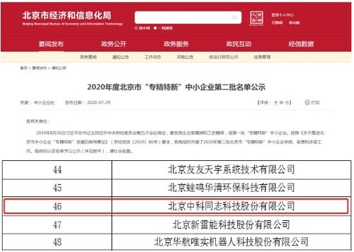 北京科技型中小企業(yè)信息技術咨詢服務百強領航，賦能數(shù)字經(jīng)濟新未來